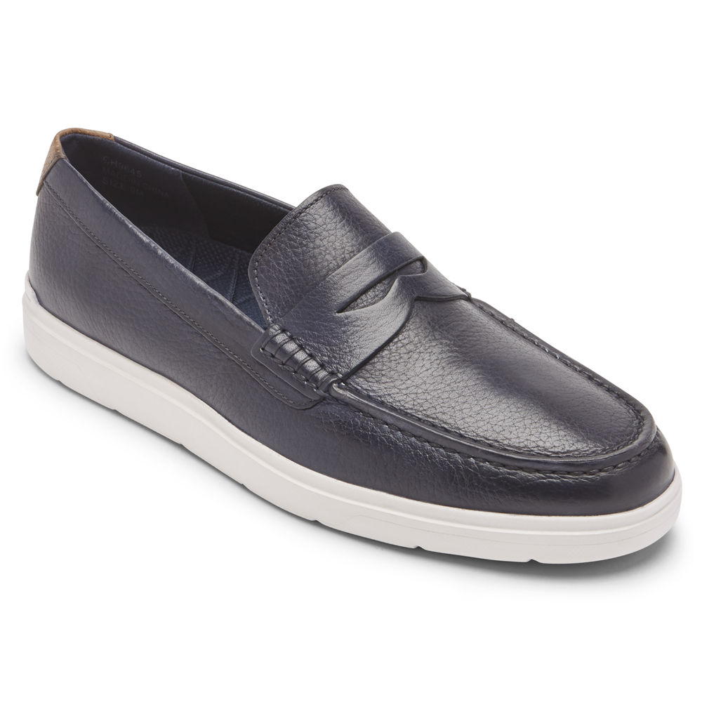 Rockport Loafers Herr Blå - Total Motion Lite Penny - QVMBI7508